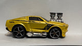 Yellow 1968 Mustang ©2002 Hot Wheels Diecast Car