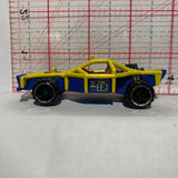 Yellow Roll Cage 2000 Hot Wheels Off Road Diecast Car
