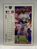 # 654 Alex Cole  Cleveland Indians 1991 UD  Baseball Cards