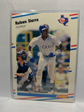 # 479 Ruben Sierra  Texas Rangers 1988 Fleer Baseball Cards
