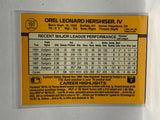 # 197 Orel Hershiser  Los Angeles Dodgers 1989 Donruss Baseball Cards