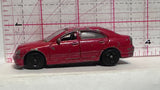 Red Mercedes Benz C-Class 2003 #6066 Motor Max Diecast Car