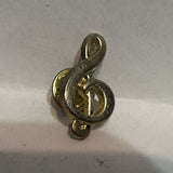 Treble Clef Musical Note  Lapel Pin