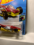 Red Croc Rod  Street Beasts FYD48 D7C3 2017 Long Card Hot Wheels Diecast Car