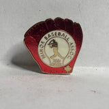 Minor Baseball Assoc Red Deer Glove Canada  Lapel Pin