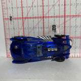 Blue Burl-Esque X-Raycers Hot Wheels Diecast Car