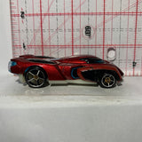 Red Marvel Iron Man Character Car BDM74 Hot Wheels Diecast Car