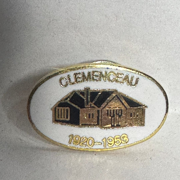 Clemenceau School 1920 1953  Lapel Pin