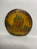 Chateau Frontonac Quebec Hotel  Button Pinback