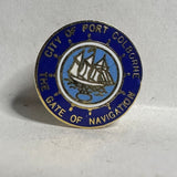 City of Port Colborne The Gate of Navigation  Lapel Pin