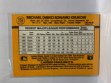 # 258 Mike Krukow  San Francisco Giants 1989 Donruss Baseball Cards