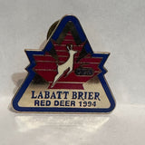 Labatt Brier Red Deer 1994 CCA Curling  Lapel Pin