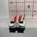 White Fictiion Racer 912 Majorette Diecast Car
