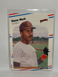 # 590 Shane Mack  San Diego Padres 1988 Fleer Baseball Cards