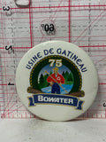 Usine de Gatineau 75th Bowater  Button Pinback