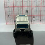 White Zebra Striped Hummer H2 Jungle Rally Hot Wheels Diecast Car