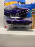 Purple '70 Dodge Hemi Challenger HW '70s vs '90s HYY96 N521 2024 Short Card Hot Wheels Diecast Car