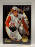 # 42 Pete Schourek  Cincinnati Reds 1996 Pinnacle Summit Baseball card