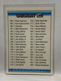 # 240 Checklist   1992 Donruss Baseball Cards
