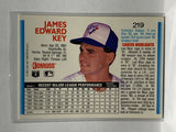 # 219 Jimmy Key  Toronto Blue Jays 1992 Donruss Baseball Cards