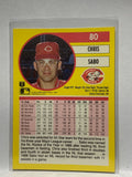 # 80 Chris Sabo  Cincinnati Reds 1991 Fleer Baseball card