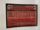 # 263 Mike Felder  Milwaukee Brewers 1989 Topps Baseball Cards