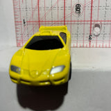 Yellow Sports Car Racer 6143-6 Motor Max Diecast Car