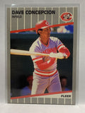 # 156 Dave Concepcion  Cincinnati Reds 1989 Fleer Baseball card
