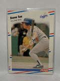 # 523 Steve Sax  Los Angeles Dodgers 1988 Fleer Baseball Cards