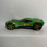 Green 50th HW40 Track Stars Hot Wheels Diecast Car