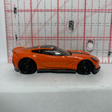 Orange Corvette C7 Z06 DTW79 Factory Fresh Hot Wheels Diecast Car