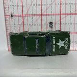 Green Military Police Chevrolet Impala 1/69 #240 Majorette Diecast Car
