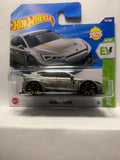 Silver Cupra e-Racer HW EV HYX46 N521 2024 Short Card Hot Wheels Diecast Car