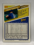 # 674 Mark Gubicza  Kansas City Royals 1993 Topps Baseball card