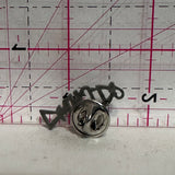 WWJD Fish What would Jesus Do Slogan  Lapel Pin