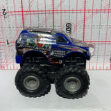 Blue Monster Jam Bounty Hunter Mini G3806 Hot Wheels Diecast Car