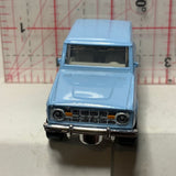 Blue  1970 Ford Bronco HVL06 MB1432 2023 Matchbox SUV Diecast Car