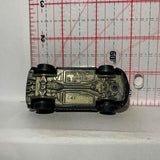 Black Lafayette Police C6 Corvette Hot Wheels Diecast Car