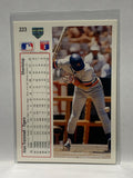 # 223 Alan Trammell  Detroit Tigers 1991 UD Baseball Cards