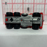 Red Rescue Crane Matchbox Diecast Car
