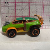 Green Teenage Mutant Ninja Turtle Michelangelo 2020 Viacom Hot Wheels Diecast Car