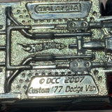 Grey Flames Custom '77 Dodge Van New Mdels Series Hot Wheels Diecast Car