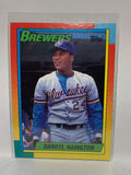# 35T Darryl Hamilton  Milwaukee Brewers 1990 Topps Baseball Cards