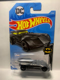 Silver Batmobile Batman FYF60 D7C3 2017 Long Card Hot Wheels Diecast Car
