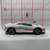 White Lamborghini Unbranded Diecast Car