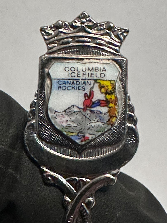 Columbia Icefield Canadian Rockies  Alberta Souvenir Spoon