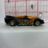 Black Flames Power Pistons Trick Tracks Hot Wheels Diecast Car