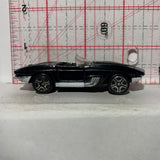 Black 1961 Chevrolet Corvette Mako Shark 6048 Motor Max Diecast Car