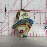 Rainbow Lake Alta Alberta Symbols  Lapel Pin