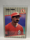 # 460 Tony Pena  St Louis Cardials 1989 Fleer Baseball card